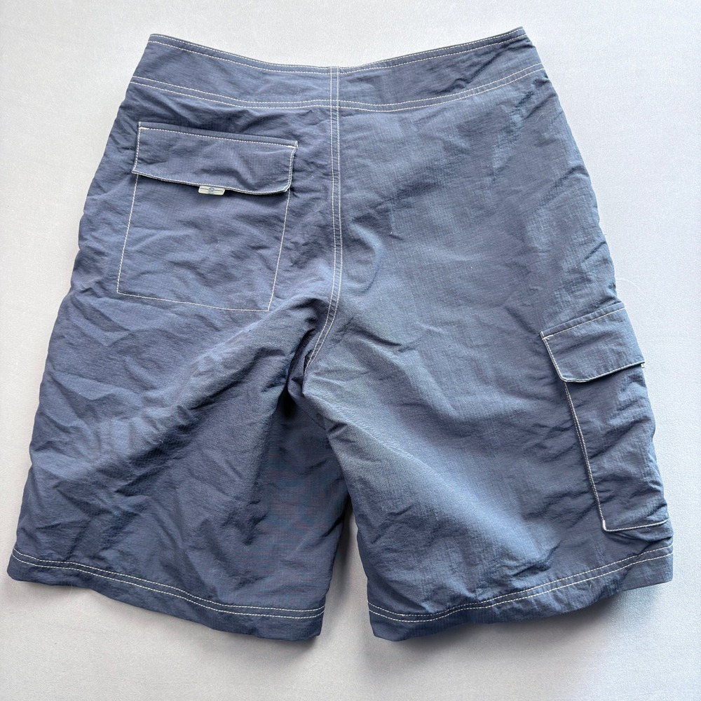 Nautica Competition Navy Blue Board Shorts Swimming Athletic Beach‎ Wear 30W - Picture 2 of 3